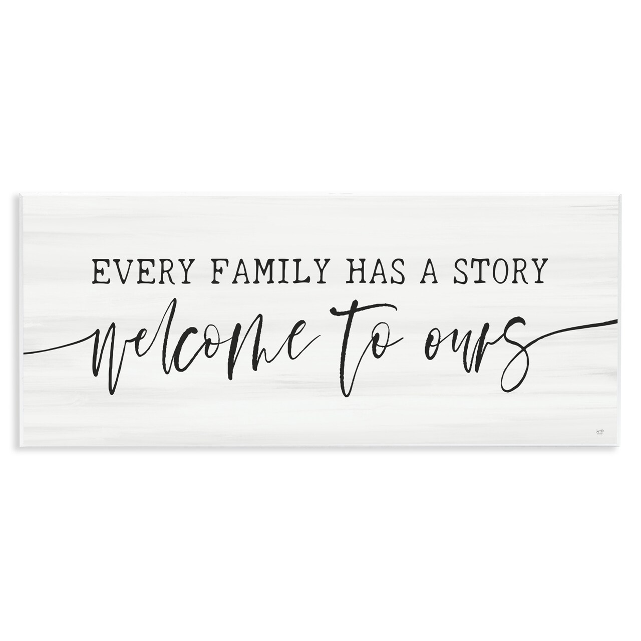 Stupell Industries Welcome To Our Family Story Wall Plaque, design by Lux + Me Designs